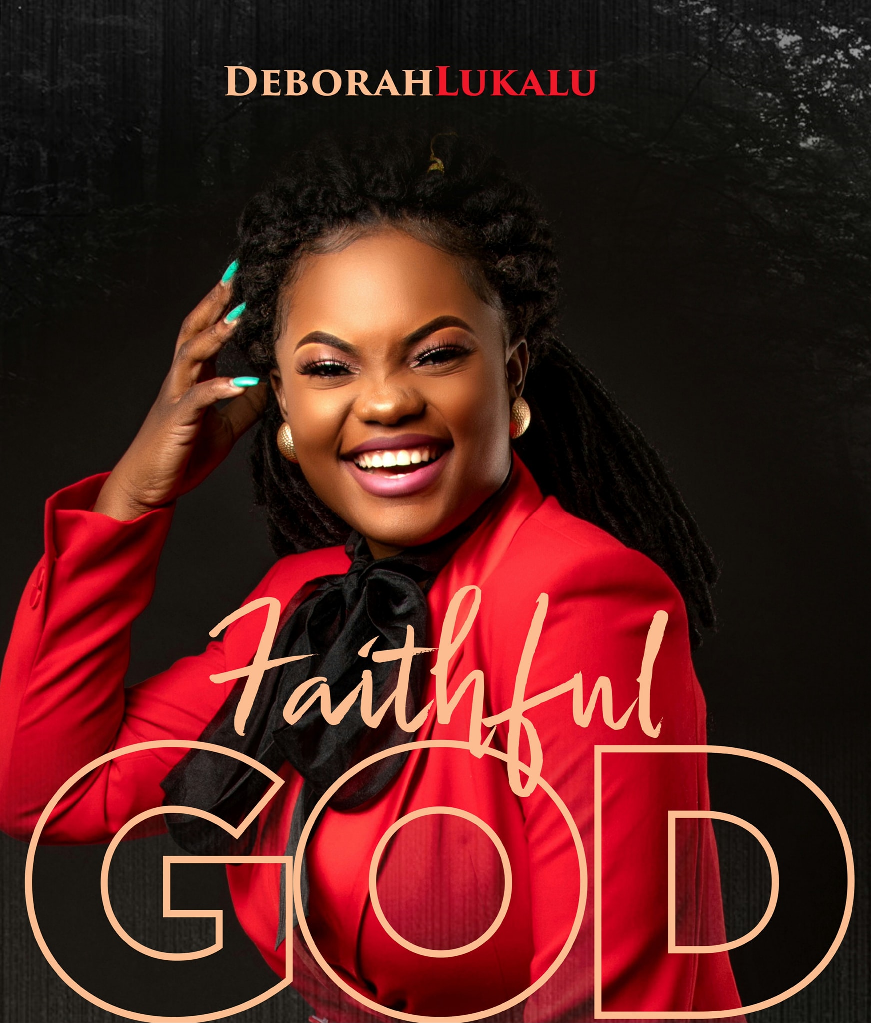 Deborah Lukalu sort, « FAITHFUL GOD ».